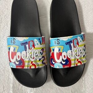 Cookies "Train" Slides – Size 42 (US Men's 9)